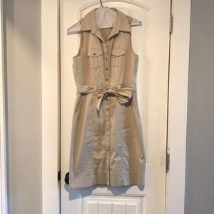 WHBM khaki dress